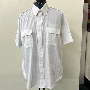 Men’s White Uniform Shirt size 17 NWT